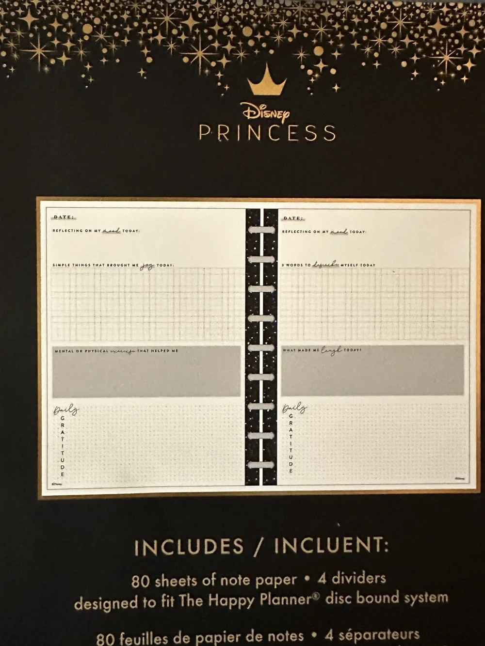 READ DESCRIPTION The Happy Planner Princess Guided Wellness Journal Classic Size